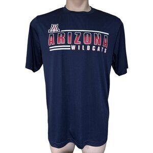 NEW Arizona Wildcats Colosseum  Blue Red Performance Shirt Men's L